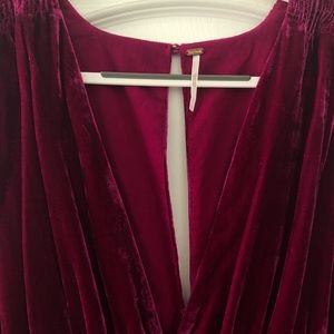 Free People Velvet Romper